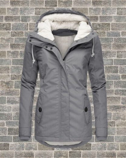 Stylish Pleated Cotton Coat