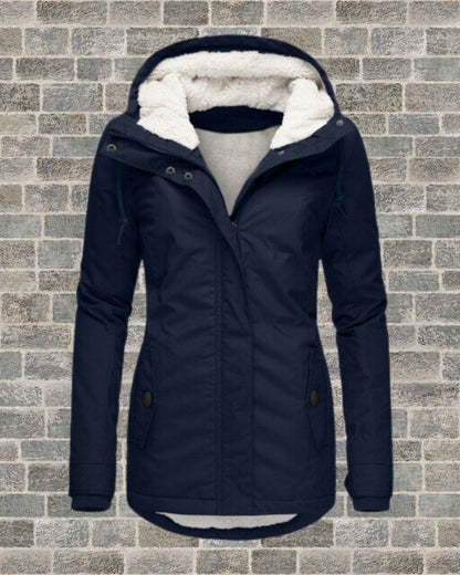 Stylish Pleated Cotton Coat