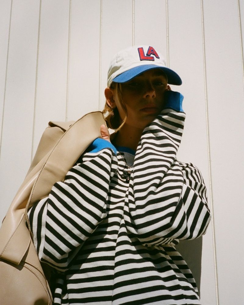 Oversized Striped Sweater Comfortable
