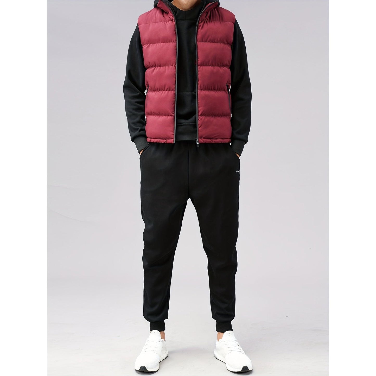 Herren Gepolsterte Weste Warm Isolierend