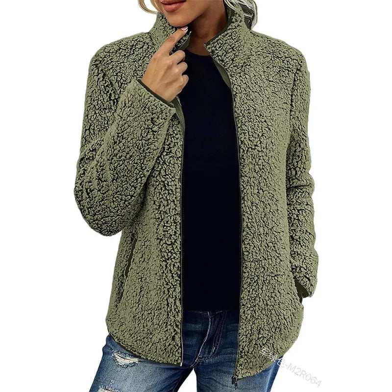 Stylish Fleece Jacket Comfortable Elegant