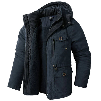 Men's Thermal Jacket Warm Fleece Insulation