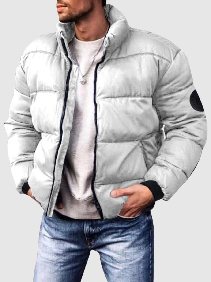 Men's Winter Jacket Polyester Warm Insulated