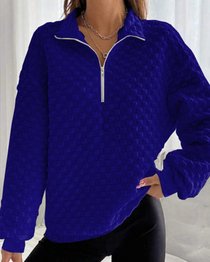 Women's Winter Sweaters Chic Modern Zip