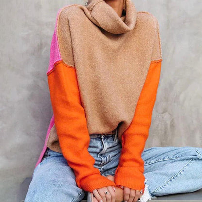 Colorful Pullover Colorblock Design