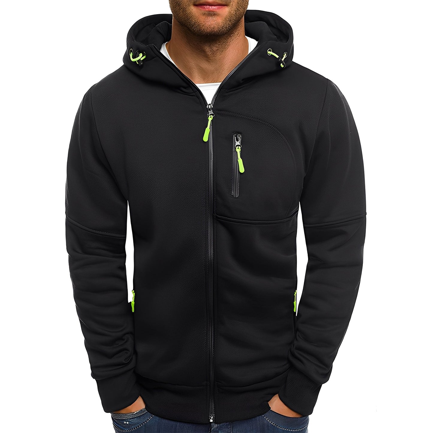Stylish Men's Jacket Modern Hood