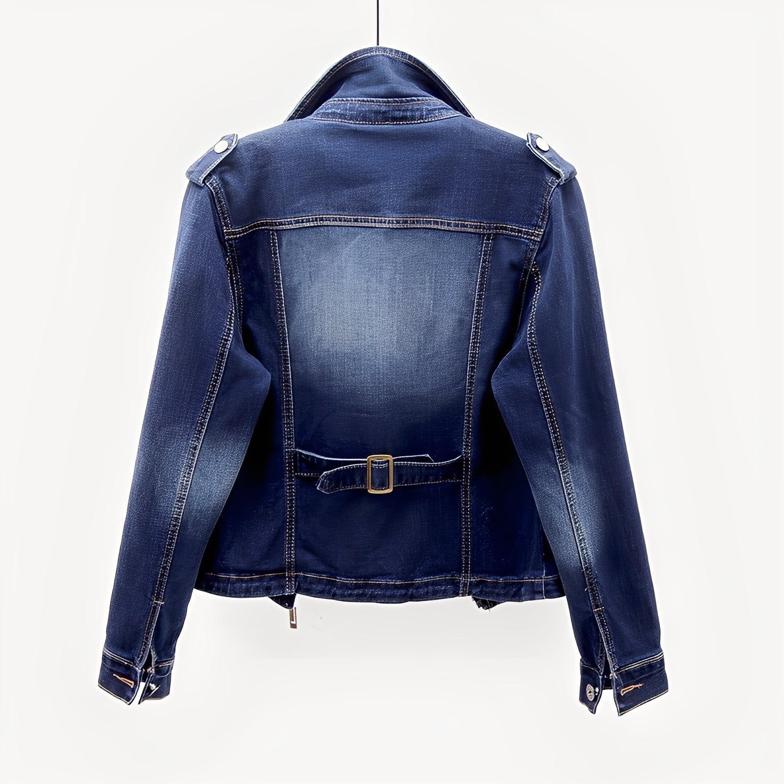 Elegante Damen Jeansjacke Klassisches Design - IdealeKleiden