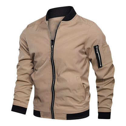 Stylish Men's Bomber Jacket Sporty Modern