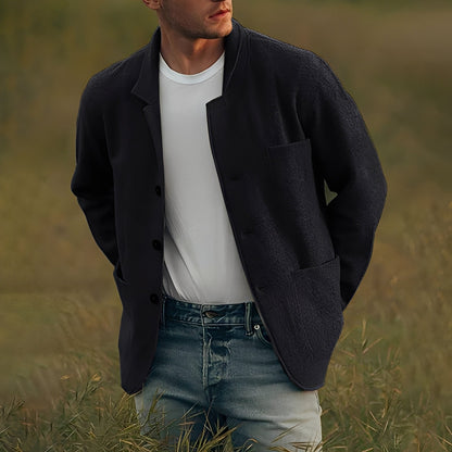 Men's Classic Jacket with Pockets and Style