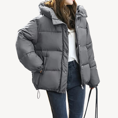 Women's Warm Puffer Hoodie