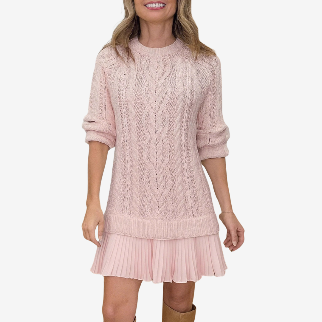 Weiches Strickkleid Damen Elegant