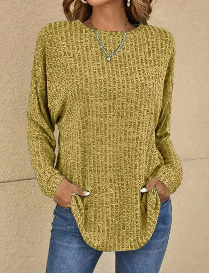 Soft Knit Sweaters for Women, Casual and Comfortable Long Sleeve