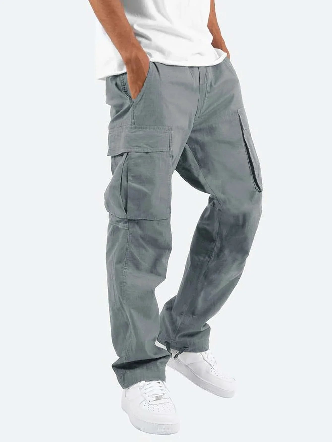 Comfortable Men's Casual Cargo Trousers