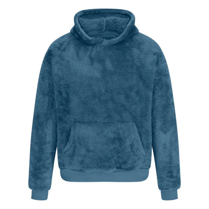Soft plush hoodie