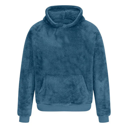 Soft plush hoodie