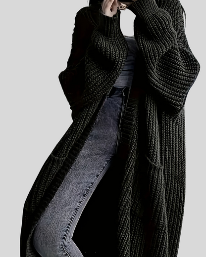 Elegant Women's Long Cardigan