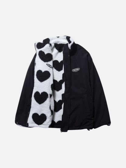 Warm Winter Jacket Women Fleece Lining