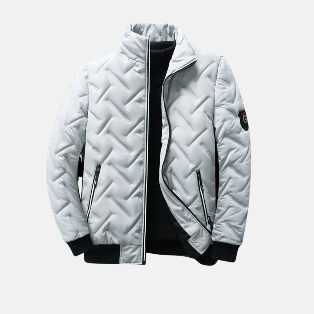 Warm Quilted Jacket High Collar Winter Coat