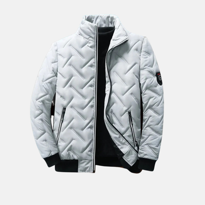 Warm Quilted Jacket High Collar Winter Coat