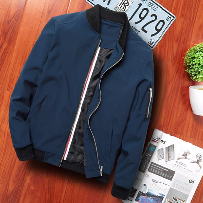 Stylish Men's Bomber Jacket Modern Design