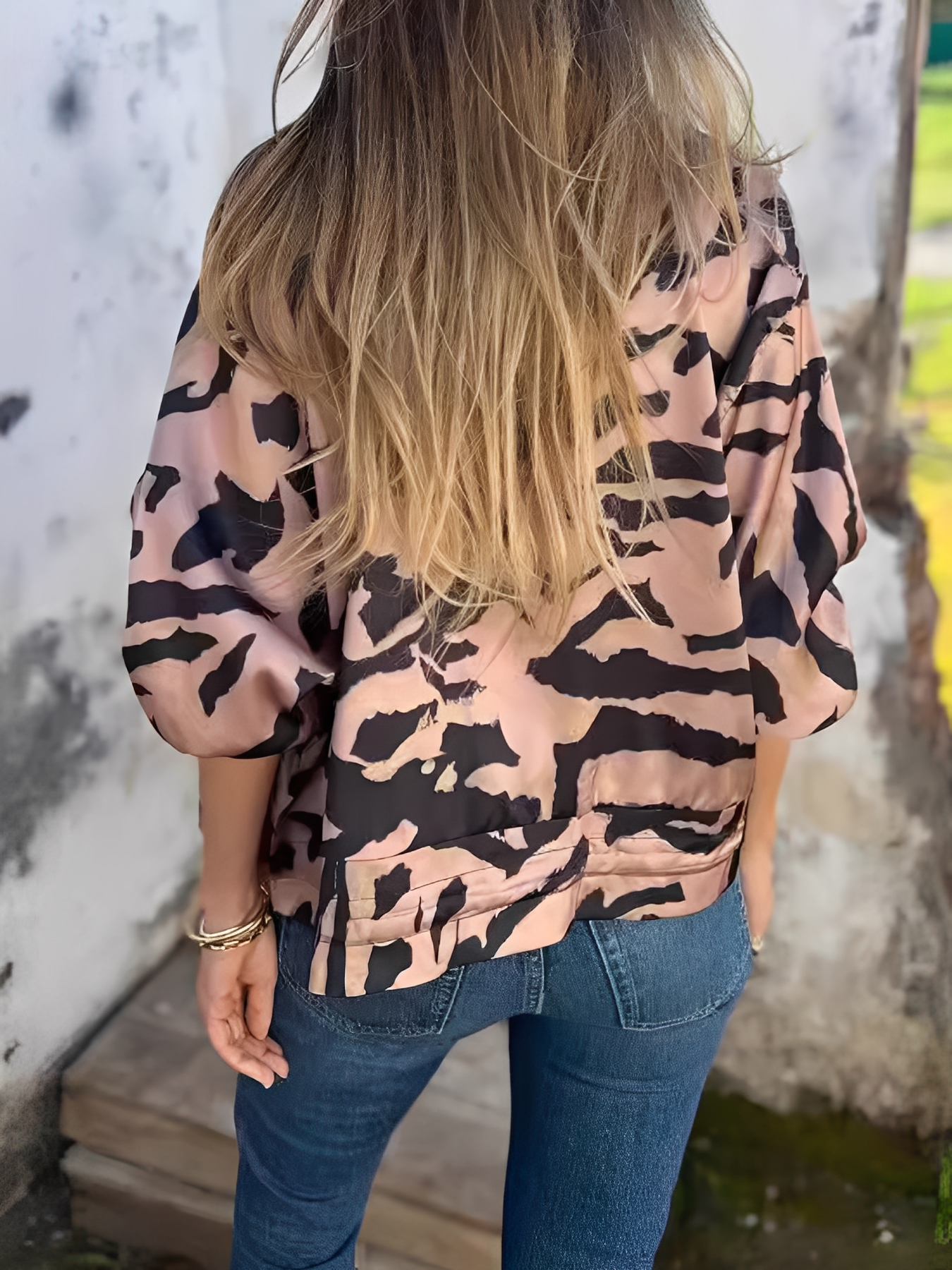Stylische Damenjacke Reißverschluss Modern Design - IdealeKleiden