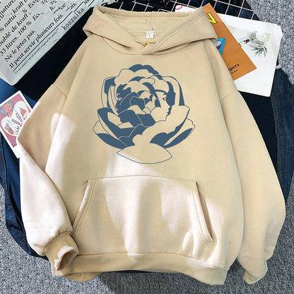 Oversized Hoodies Soft Cotton Trendy Graphic Print