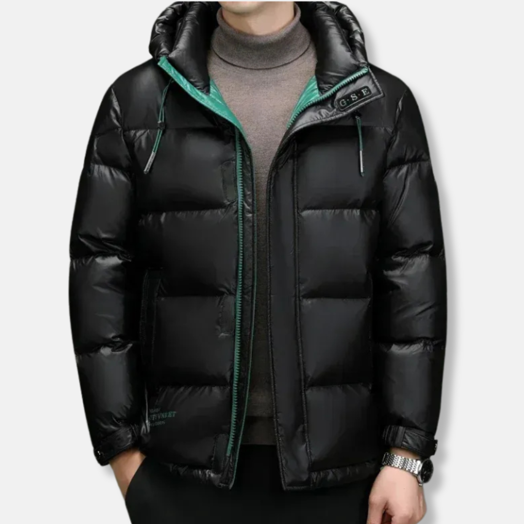 Warm Down Jacket Classic Fit Waterproof