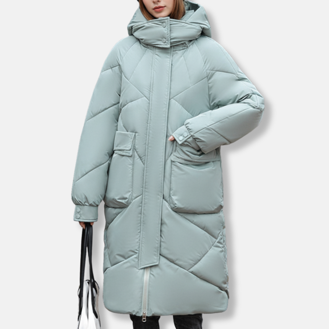 Quilted Coat Plus Size WinterWarm Hooded