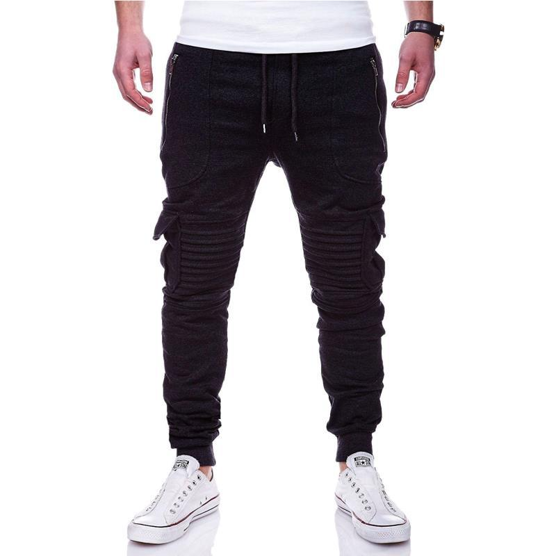 Casual Jogging Pants With Drawstring