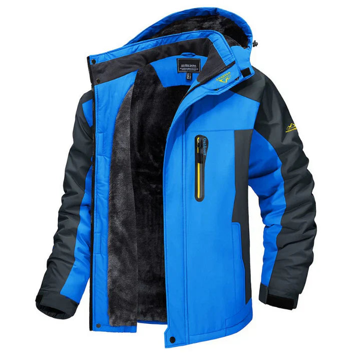 Herren Winterjacke Warm Wasserdicht Isoliert - IdealeKleiden