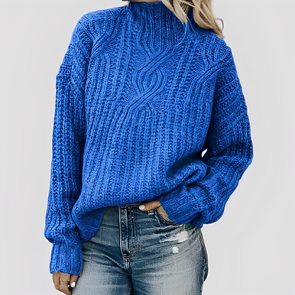 Weiches Damenpullover Elegant Strick Design