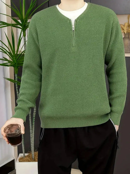 Stilvoller Streifenpullover Herren