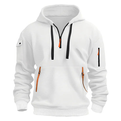 Men's Sporty Full-Zip Hoodie