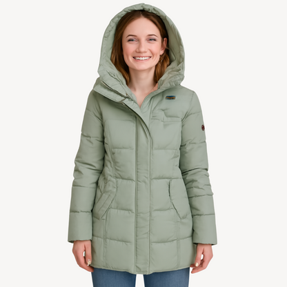 Warmes Winterjacket für Damen Fleece Gefüttert - IdealeKleiden