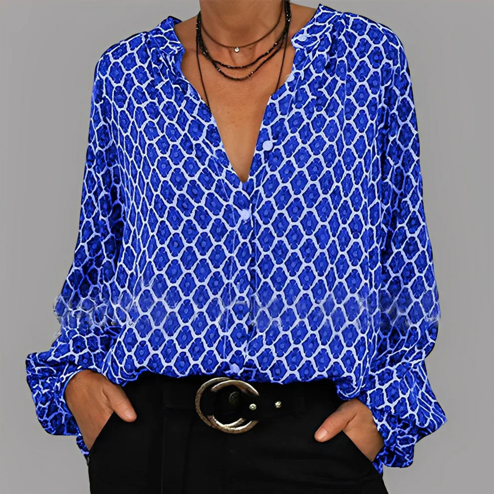 Lässige Damenbluse Casual Style - IdealeKleiden