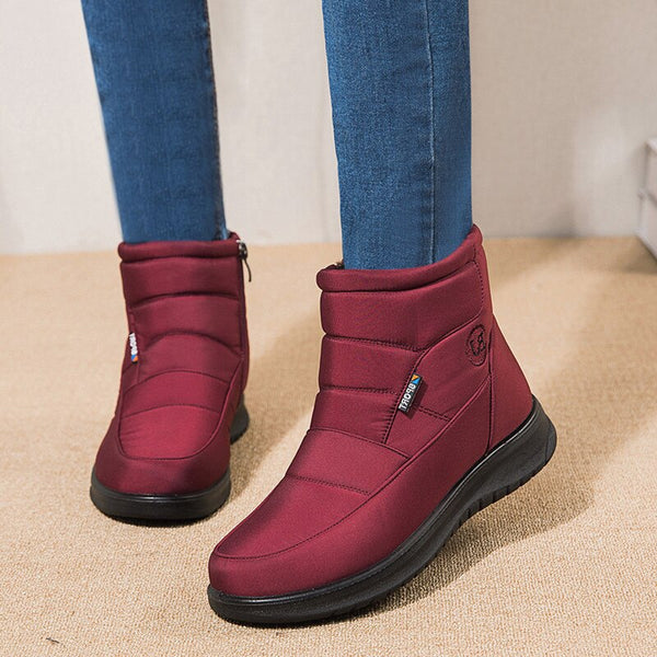 Wasserdichte Winterstiefel Damen Warm Schnee - IdealeKleiden