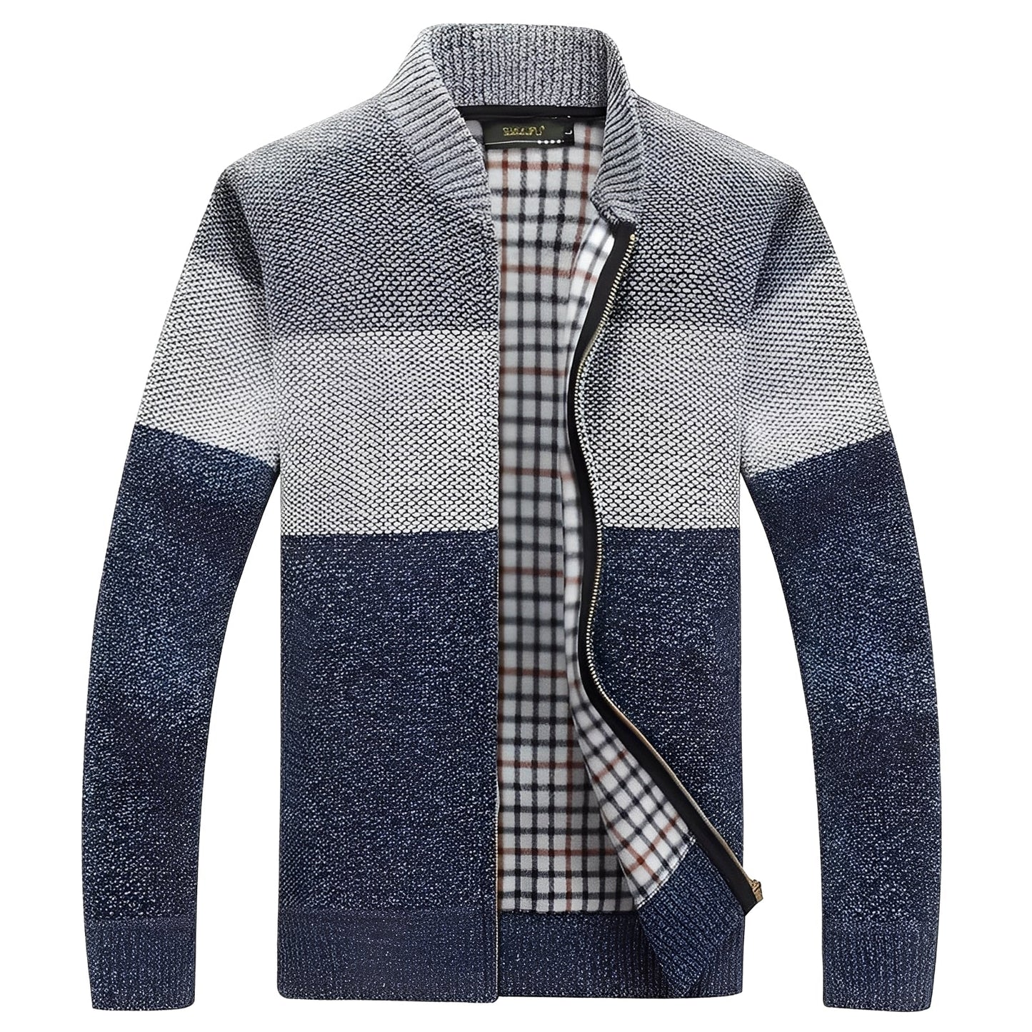 Men's Cardigan Elegant Fleece Lining