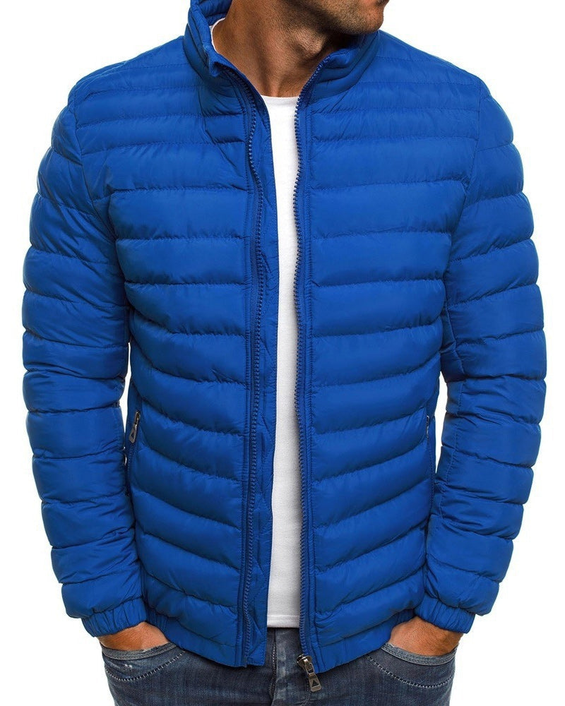 Simple Stand-Up Collar Jacket in Various Colors