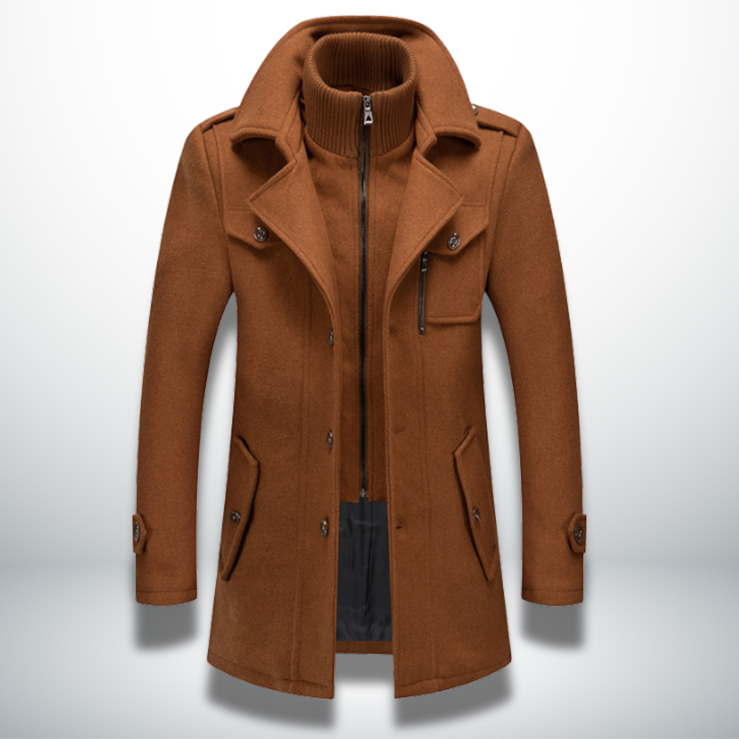 Men's Modern Button-up Coat