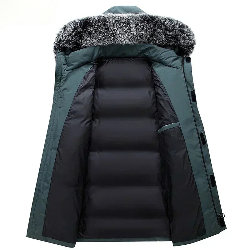 Herren Winterparka Winddicht Warm Isoliert - IdealeKleiden