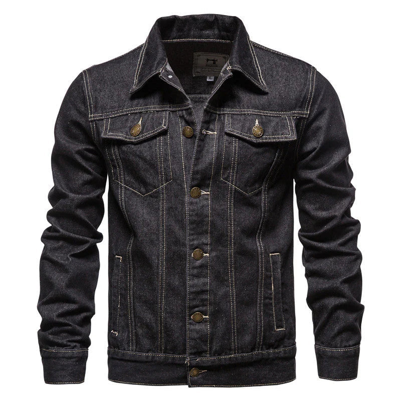 Men's Classic Blue Denim Trucker Jacket