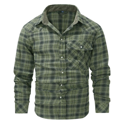 Herren Winterjacke Karomuster Elegant - IdealeKleiden