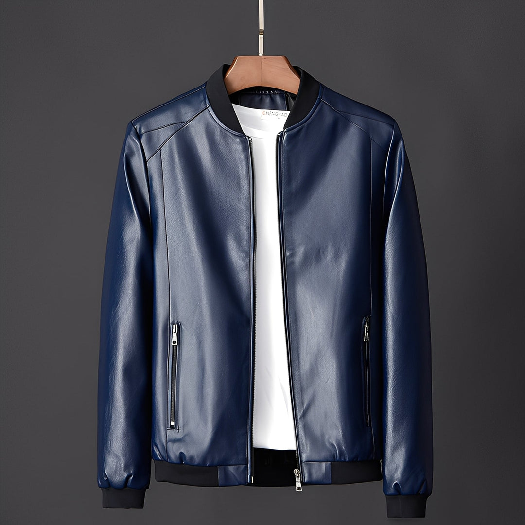 Tailor-made Leather Jacket Men Biker Style