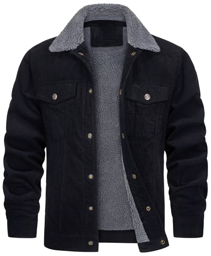 Men's Corduroy Jacket Comfortable Plush