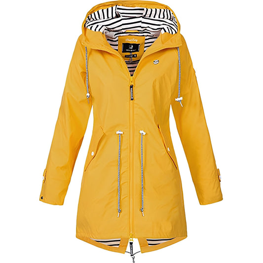 Leichte Damenjacke Kapuzen Outdoor - IdealeKleiden