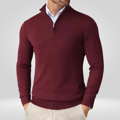 Men's Slim Fit Zip Sweater