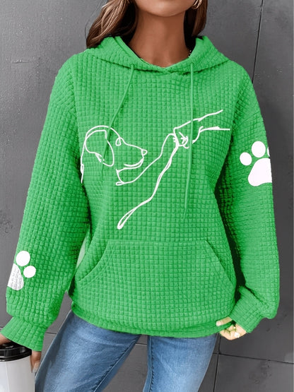 Stylish Women's Jacket | Printed, Soft Sweatshirt Hood