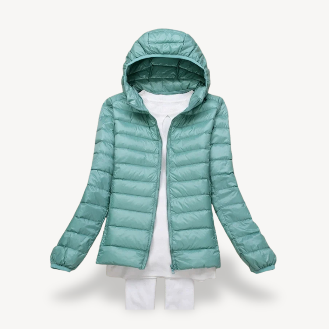 Lightweight Women's Hooded Puffer Jacket