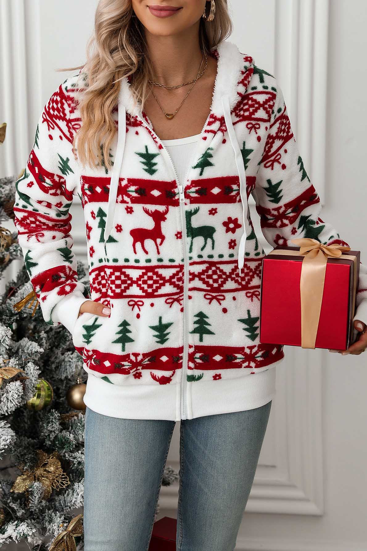 Christmas Sweater Festive Red
