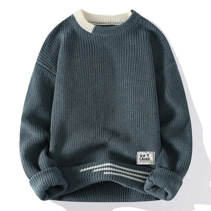 Soft Knit Sweater Men Warm Fleece